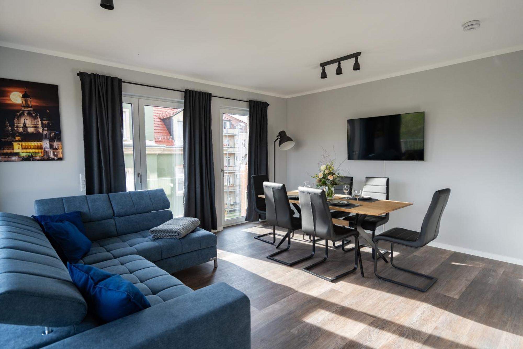 Cozy City Dream Apartment Mit Terrasse Und Parkplatz - 90M² Dresda Exterior foto